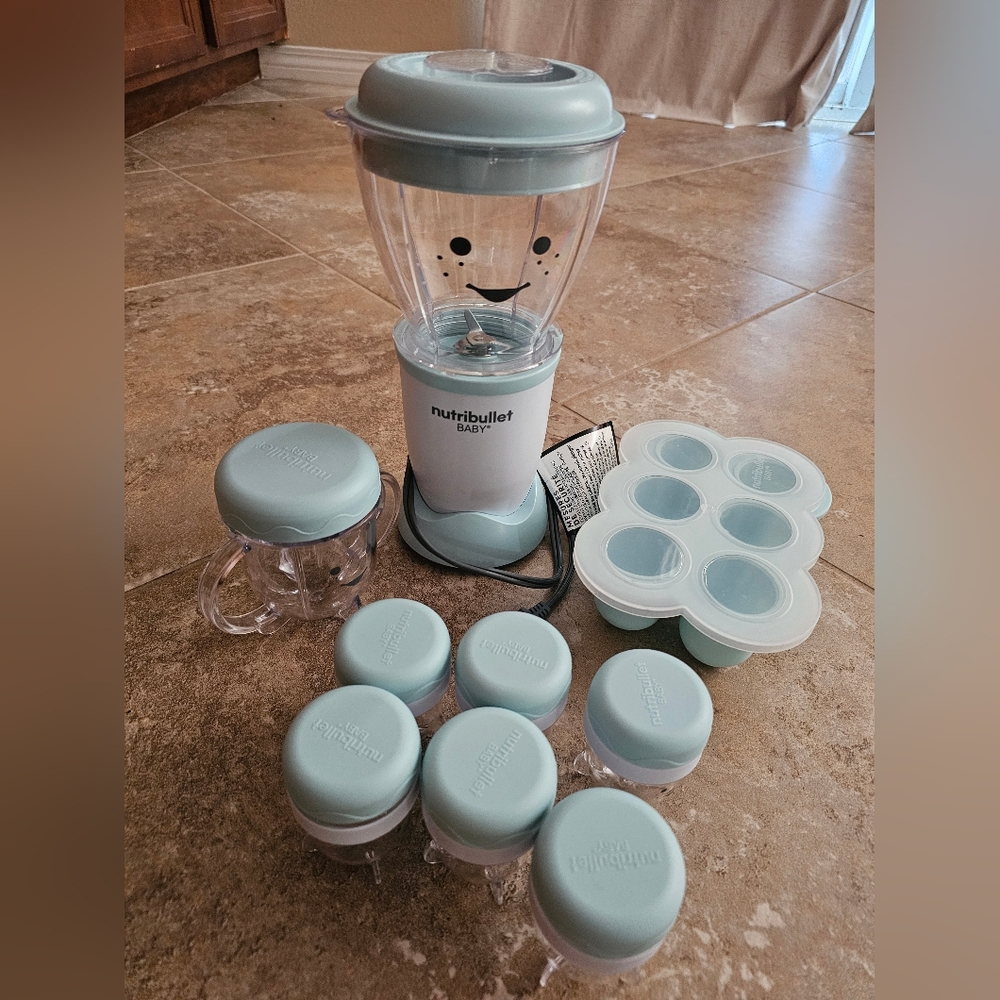Nutribullet Baby Blue Food Prep Set